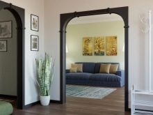 Арка в коридорі (61 фото): як оформити арку з гіпсокартону між передпокоєм і кухнею? Дизайнерські ідеї та особливості обробки