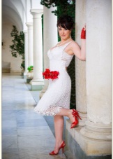 Біле плаття і туфлі (67 фото): яке надіти з червоними, білими або чорними туфлями, які підійдуть колготки