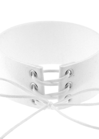 Білий чокер (60 фото): мереживний чокер на шию, з чим носити