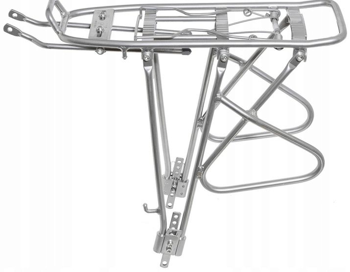 Багажник для велосипеда: опис велобагажников для гірських велосипедів, особливості задніх велосипедних багажників для велосипедів з колесами 26 і 29 дюймів, огляд консольних і універсальних моделей