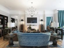 Блакитні дивани (55 фото): кутовий, розкладний і єврокнижка в дизайні інтер’єру кімнати, велюровий та інші