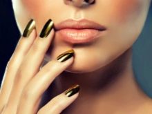 Чорний з золотом манікюр (56 фото): дизайн матових нігтів з золотистому, манікюр в чорному кольорі з блискітками