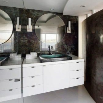 Декоративна штукатурка для ванної кімнати (56 фото): вологостійка венеціанська та інші види для внутрішньої обробки стін, варіанти дизайну