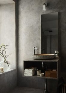 Декоративна штукатурка для ванної кімнати (56 фото): вологостійка венеціанська та інші види для внутрішньої обробки стін, варіанти дизайну