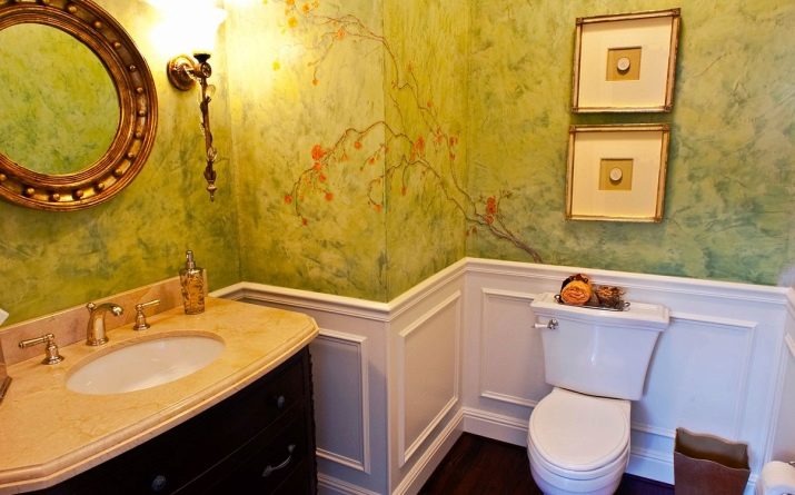 Декоративна штукатурка для ванної кімнати (56 фото): вологостійка венеціанська та інші види для внутрішньої обробки стін, варіанти дизайну