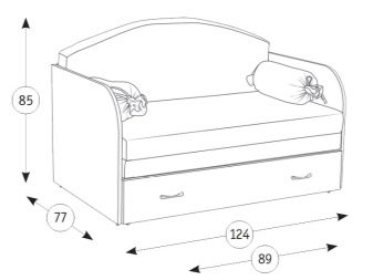 Дитячий диван (84 фото): особливості вибору дивана-тахти і дивани-ліжка в кімнату для дітей, диван-трансформер з системою «акордеон» і «єврокнижка»
