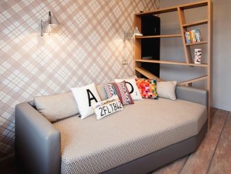 Дитячий диван (84 фото): особливості вибору дивана-тахти і дивани-ліжка в кімнату для дітей, диван-трансформер з системою «акордеон» і «єврокнижка»