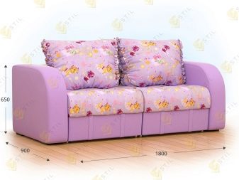 Дитячий диван (84 фото): особливості вибору дивана-тахти і дивани-ліжка в кімнату для дітей, диван-трансформер з системою «акордеон» і «єврокнижка»