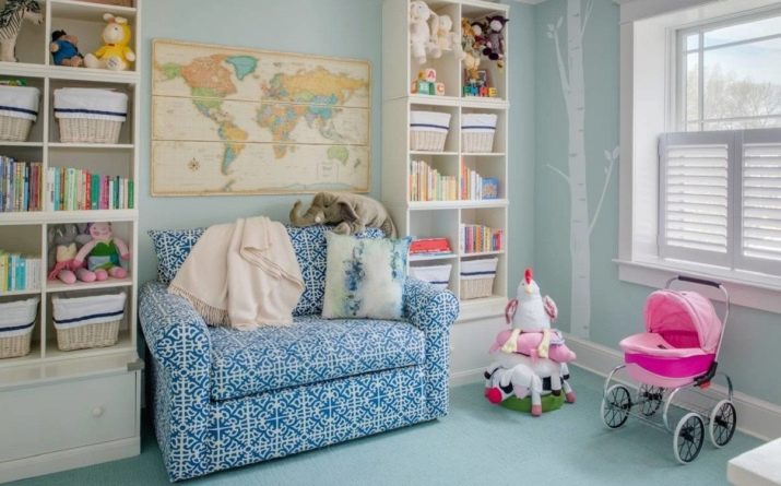 Дитячий диван (84 фото): особливості вибору дивана-тахти і дивани-ліжка в кімнату для дітей, диван-трансформер з системою «акордеон» і «єврокнижка»