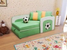 Дитячий викочування диван: моделі з ящиком для білизни выкатные вперед і вбік, для хлопчика 5 років і для двох дітей