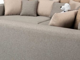 Дивани з рогожки (61 фото): чим тканина краще велюру і шенилла? Сірі і коричневі, кутові і «книжки». Приклади в інтер’єрі. Відгуки