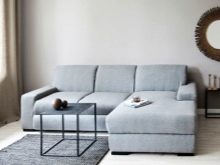 Дивани з рогожки (61 фото): чим тканина краще велюру і шенилла? Сірі і коричневі, кутові і «книжки». Приклади в інтер’єрі. Відгуки