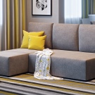 Дивани з рогожки (61 фото): чим тканина краще велюру і шенилла? Сірі і коричневі, кутові і «книжки». Приклади в інтер’єрі. Відгуки