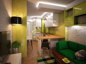 Дизайн кухні-вітальні 10-11 кв. м (55 фото): планування і варіанти інтер’єру кухні-вітальні 10-11 квадратних метрів у квартирі