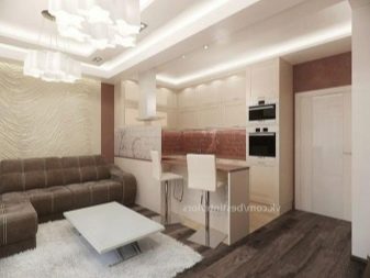 Дизайн кухні-вітальні 10-11 кв. м (55 фото): планування і варіанти інтер’єру кухні-вітальні 10-11 квадратних метрів у квартирі