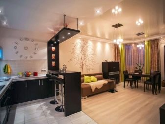 Дизайн кухні-вітальні 10-11 кв. м (55 фото): планування і варіанти інтер’єру кухні-вітальні 10-11 квадратних метрів у квартирі