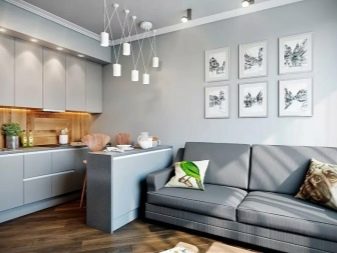 Дизайн кухні-вітальні 10-11 кв. м (55 фото): планування і варіанти інтер’єру кухні-вітальні 10-11 квадратних метрів у квартирі