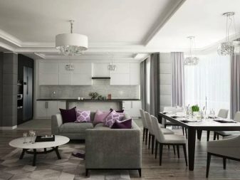 Дизайн кухні-вітальні 40 кв. м (35 фото): планування кухні 5 на 8 і 4 на 10 квадратів, варіанти інтер’єру