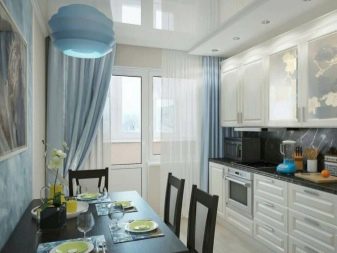 Дизайн кухні 9 квадратних метрів з холодильником (67 фото): цікаві проекти і варіанти інтер’єру. Як розмістити необхідну меблі?