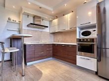 Дизайн кухні 9 квадратних метрів з холодильником (67 фото): цікаві проекти і варіанти інтер’єру. Як розмістити необхідну меблі?