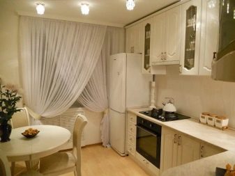 Дизайн кухні 9 квадратних метрів з холодильником (67 фото): цікаві проекти і варіанти інтер’єру. Як розмістити необхідну меблі?
