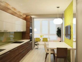 Дизайн кухні 9 квадратних метрів з холодильником (67 фото): цікаві проекти і варіанти інтер’єру. Як розмістити необхідну меблі?