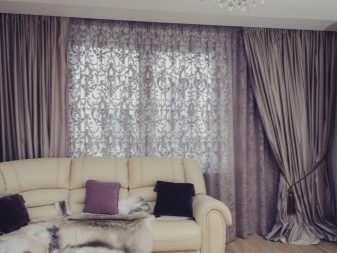 Дизайн штор для вітальні (115 фото): як красиво повісити штори в залі? Льняні та інші штори в інтер’єрі вітальні