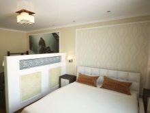 Дизайн спальні 14 кв. м (87 фото): інтер’єр і планування прямокутної кімнати, проект спальні-вітальні в сучасному стилі, розстановка меблів та зонування простору