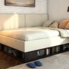 Дизайн спальні 14 кв. м (87 фото): інтер’єр і планування прямокутної кімнати, проект спальні-вітальні в сучасному стилі, розстановка меблів та зонування простору