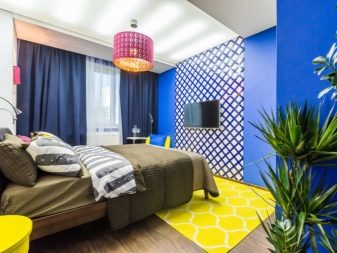 Дизайн спальні 14 кв. м (87 фото): інтер’єр і планування прямокутної кімнати, проект спальні-вітальні в сучасному стилі, розстановка меблів та зонування простору