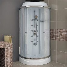 Душові кабіни з дахом: кабіни висотою 190-200 см і 210 см, 80х80 см і 90х90 см, інші моделі закритого типу