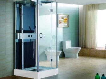 Душові кабіни з дахом: кабіни висотою 190-200 см і 210 см, 80х80 см і 90х90 см, інші моделі закритого типу