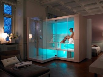 Душові кабіни з сауною: моделі з фінської парильнею для квартири і разом з інфрачервоною сауною у ванній кімнаті, інші