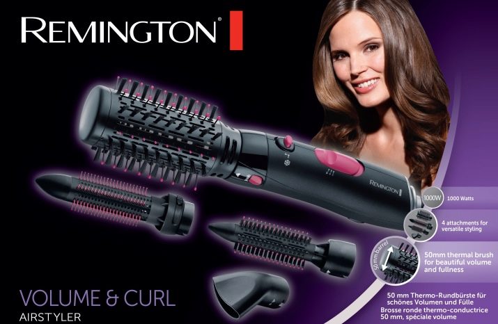 Фен-щітки Remington: огляд обертових фенів-щіток. Їх особливості та правила вибору