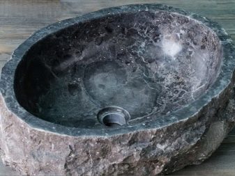 Кам’яна раковина у ванну (44 фото): з штучного, натурального річкового та іншого каменю, розміри мийок для ванної кімнати