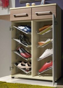 Комод для взуття в передпокій (63 фото): вузькі білі обувниці з полицями та інші взуттєві комоди. Як вибрати?