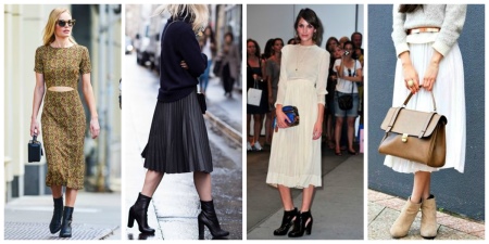 Короткі ботильйони (22 фото): з чим носити моделі на високому каблуці