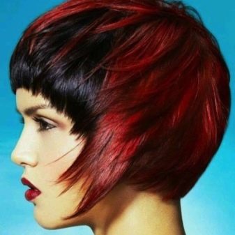 Короткі червоні волосся (33 фото): відтінки червоного кольору для дівчат зі стрижкою каре з чубчиком і без