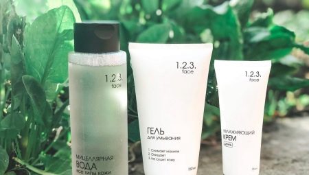 Косметика 1.2.3 Face: уходовая косметика, тонік і засоби для вмивання. Відгуки