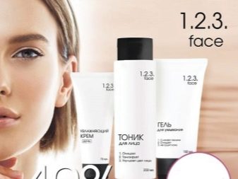 Косметика 1.2.3 Face: уходовая косметика, тонік і засоби для вмивання. Відгуки