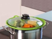 Кришки для каструль: силіконова кришка-невыкипайка і універсальні моделі для каструль. Як зберігати скляні кришки з нержавіючої сталі? .