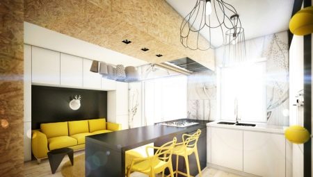Кухні-вітальні 16 кв. м (70 фото): дизайн кухні, суміщеної з вітальнею і проект планування з диваном, ідеї інтер’єру