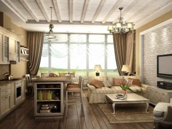 Кухні-вітальні 16 кв. м (70 фото): дизайн кухні, суміщеної з вітальнею і проект планування з диваном, ідеї інтер’єру
