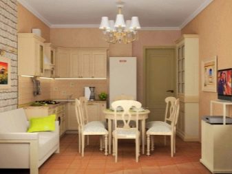 Кухні-вітальні 16 кв. м (70 фото): дизайн кухні, суміщеної з вітальнею і проект планування з диваном, ідеї інтер’єру