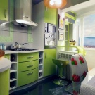 Кухні в будинку-кораблі (46 фото): дизайн кухні розміром 6 кв. метрів і ремонт інших маленьких кухонь, ідеї планування