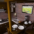 Кухні в будинку-кораблі (46 фото): дизайн кухні розміром 6 кв. метрів і ремонт інших маленьких кухонь, ідеї планування