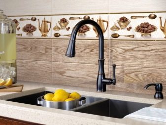 Кухня під дерево в сучасному стилі (27 фото): дизайн кутових і прямих кухонних гарнітурів під дерево в сучасному стилі в інтер’єрі