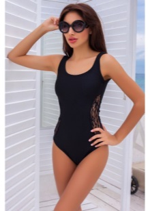 Купальник-боді (39 фото): моделі з принтом, з трусиками-стринг, для плавання, чорний стильний для танців
