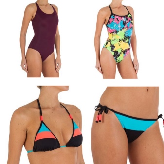 Купальники Decathlon (41 фото): жіночі слитные моделі для басейну