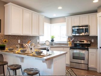 Кутові кухні з мийкою в кутку (49 фото): проекти і вибір кутових кухонних гарнітурів з раковиною в кутку, варіанти дизайну інтер’єру кухні